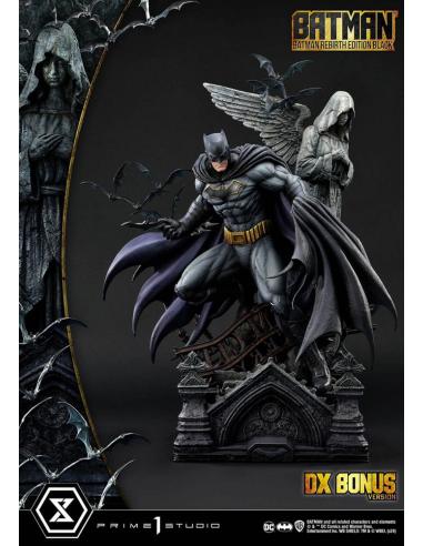 Batman Estatua Ultimate Premium Masterline Series 1/4 Batman Rebirth Edition Black Deluxe Bonus Version 71 cm