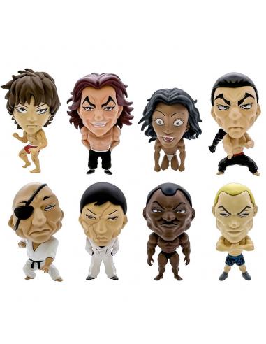 Baki Hanman Pack de 8 Figuras PVC 16d Collectible Figure Collection Baki Hanma 6 cm