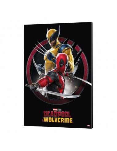Marvel Póster de madera Deadpool & Wolverine 01 Action 35 x 50 cm