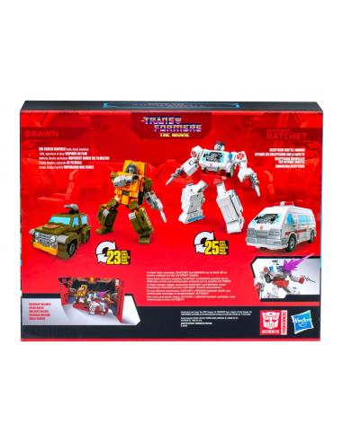 The Transformers: The Movie Studio Series Deluxe Class Pack de 2 Figuras Brawn & Autobot Ratchet 11 cm