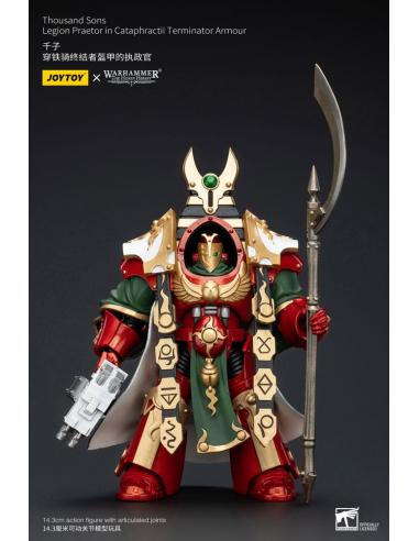 Warhammer The Horus Heresy Figura 1/18 Thousand sons Legion Praetor in Cataphractii Terminator Armour 12 cm