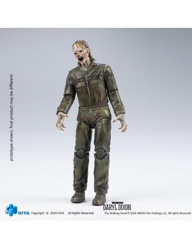 The Walking Dead Figura 1/18 Exquisite Mini Daryl Dixon Dark Eyes Walker 11 cm