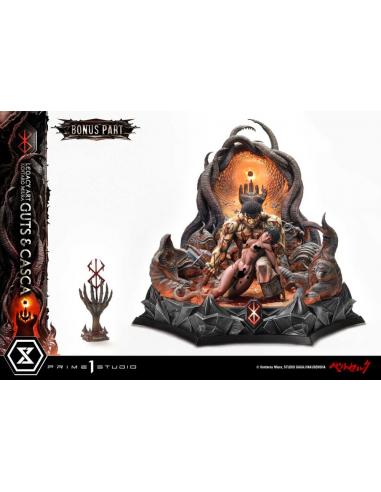 Berserk Estatua Legacy Art Kentaro Miura 1/4 Guts & Casca Bonus Version 72 cm