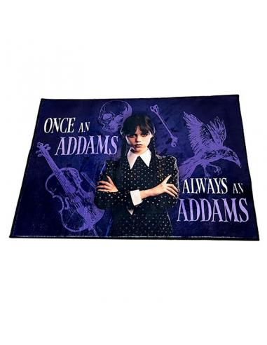 Alfombra interior One and Addams Miercoles 80x60cm