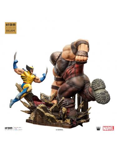 Marvel Estatua 1/10 BDS Art Scale Wolverine vs Juggernaut heo EU Exclusive 30 cm