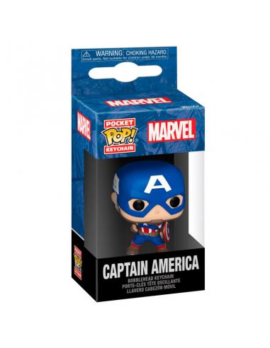 Llavero Pocket POP Marvel Capitan America Classics