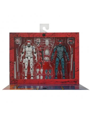 Set 2 figuras Synja Patrol Troop Reinforcements Teenage Mutant The Last Ronin Tortugas Ninja 18cm