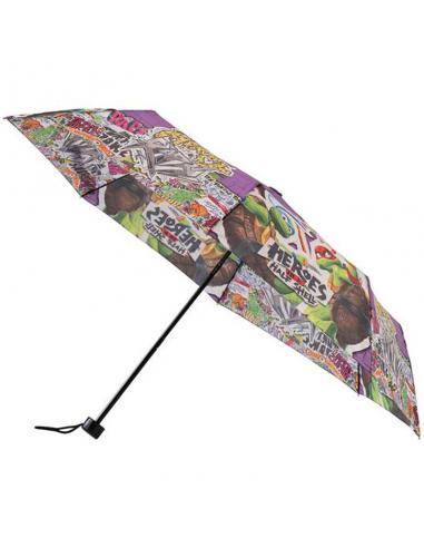 Paraguas plegable manual Tortugas Ninja 48cm