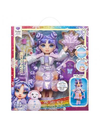 Muñeca Violet Willow Invierno morada Rainbow High