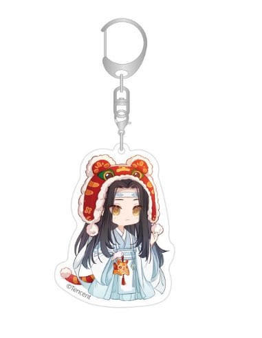 Grandmaster of Demonic Cultivation Llavero Lan Wangji Chibi Style 7 cm