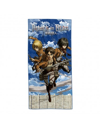 Attack on Titan Toalla Eren, Mikasa & Armin 150 x 75 cm