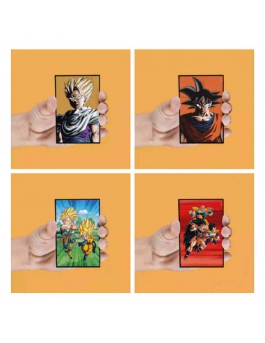 Dragon Ball Z Set de 4 Imanes
