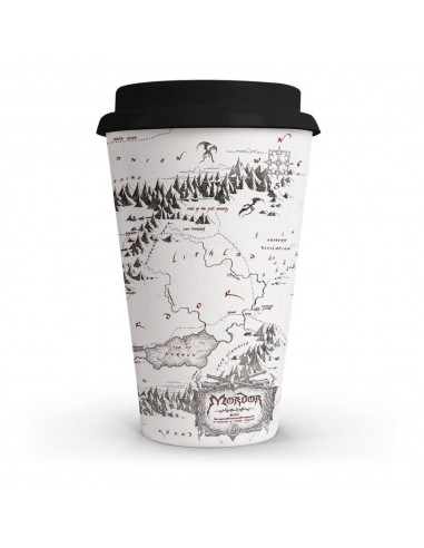 El Señor de los Anillos Vaso Café Mordor