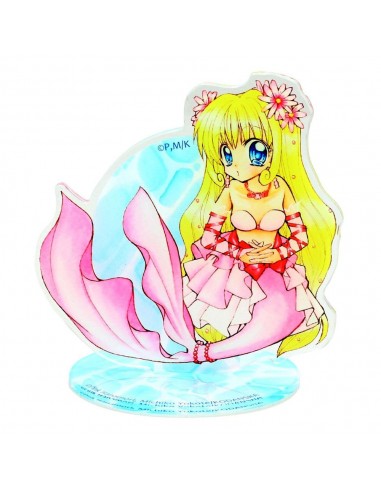 Mermaid Melody: Pichi Pichi Pitch Figura acrilico Luchia Nanami with Flowers 21 cm