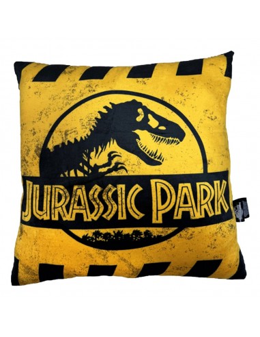 Jurassic Park almohada Caution Logo 45 cm