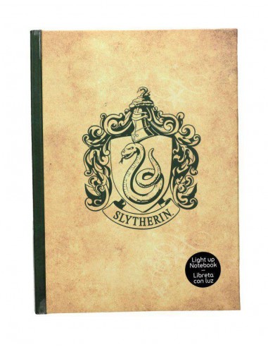 Harry Potter Libreta con luz Slytherin
