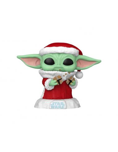 Star Wars: Mandalorian POP! Vinyl Figura Holiday Grogu 9 cm