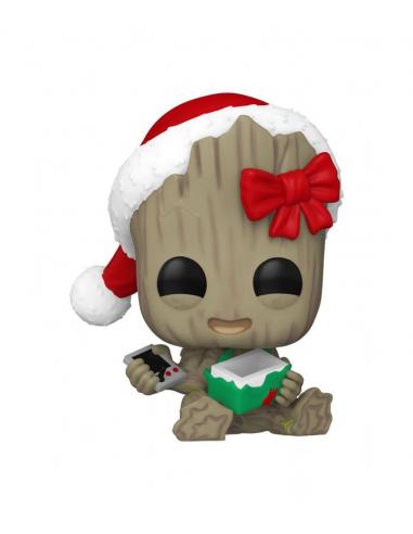 Marvel POP! Vinyl Figura Holiday Groot 9 cm