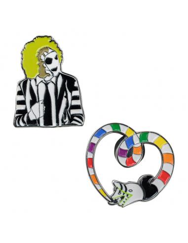 Beetlejuice Pack 2 Pin Chapas Sandworm