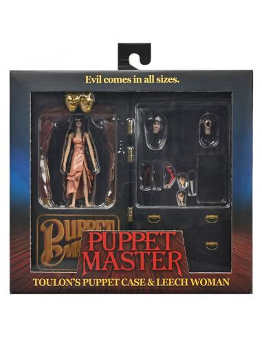 Figura Toulons Puppet Case &#38; Leech Woman Puppet Master 10cm