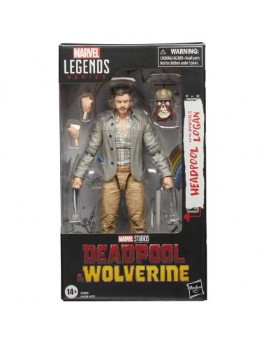 Figura Headpool with Marvels Logan - Deadpool & Wolverine Marvel Legends Series 15cm