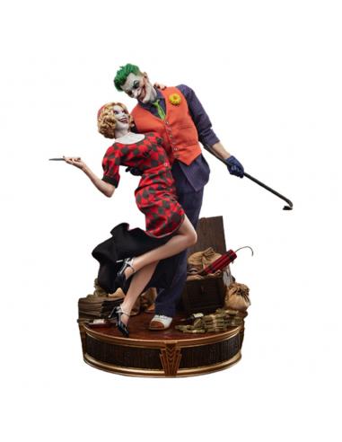 DC Comics Mythos Estatua 1/5 The Joker and Harley Quinn: Lawless Love 41 cm