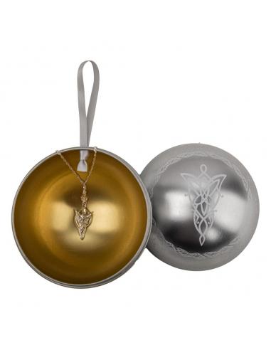 El Señor de los Anillos Bola de Navidad con collar Evenstar