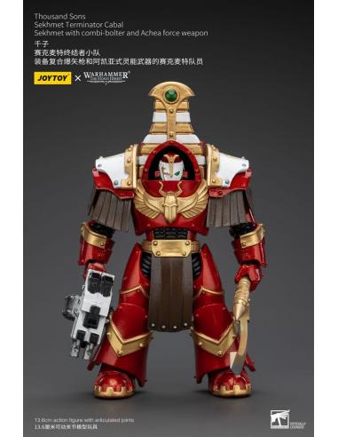 Warhammer The Horus Heresy Figura 1/18 Thousand Sons Sekhmet Terminator Cabal Sekhmet with Combi-Bolter and Achea Force Weapon 1