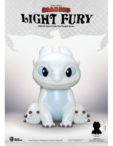 Cómo entrenar a tu dragón hucha Funktional Figure Light Fury 35 cm