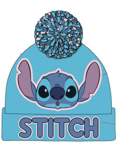 Lilo & Stitch Gorro Pom-Pom Light Blue
