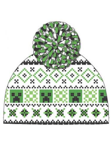 Minecraft Gorro Pom-Pom