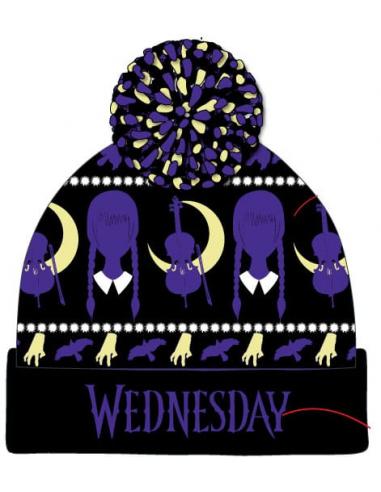 Wednesday Gorro Pom-Pom