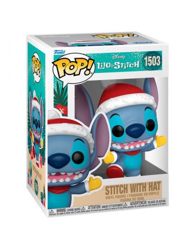 Funko POP Disney Stitch with Santa Hat