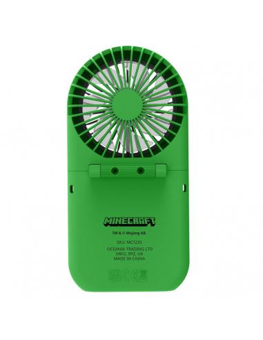 Mini Ventilador plegable portatil 3D Minecraft
