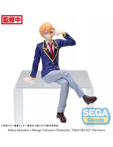 Oshi No Ko Estatua PVC PM Perching Aqua Uniform 14 cm