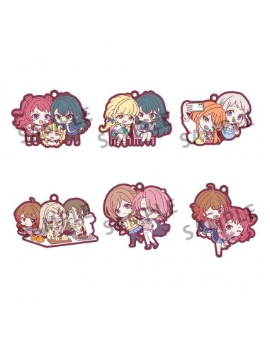Idolmaster Colgantes Caucho Rubber Mascot Buddycolle Gakuen 7 cm Surtido (6)