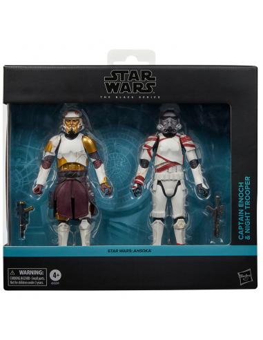 Blister 2 figuras Captain Enoch & Night Trooper Ahsoka Star Wars 15cm