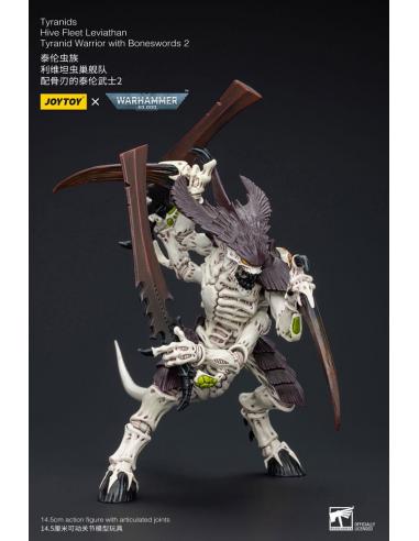 Warhammer 40k Figura 1/18 Tyranids Hive Fleet Leviathan Tyranid Warrior with Boneswords 2 15 cm