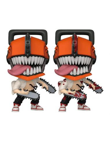 Chainsaw Man POP! Animation Vinyl Figuren Chainsaw Man w/CH(BD) 9 cm Surtido (6)
