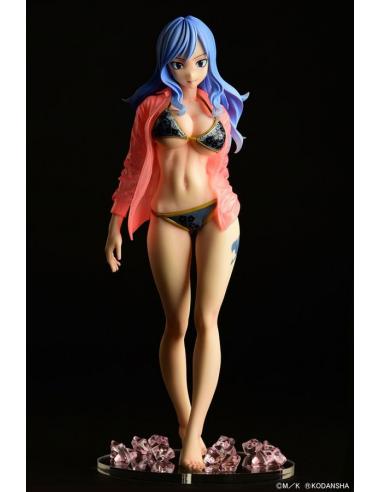 Fairy Tail Estatua 1/6 Jubia Lokser Gravure_Stylesee-through wet shirt Black Bikini!! 25 cm