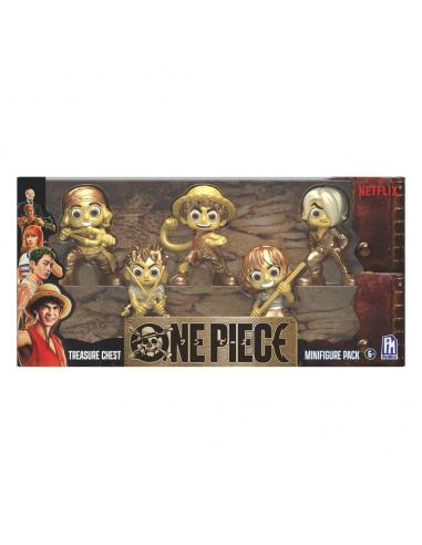 One Piece Figura Set Gold 6 cm