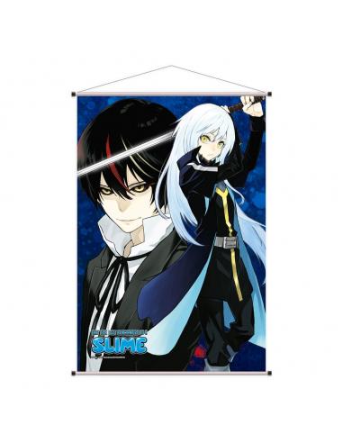 That Time I Got Reincarnated as a Slime Póster Tela Rimuru & Diablo 60 x 90 cm