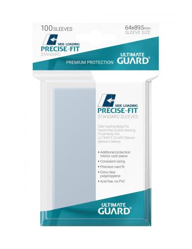 Ultimate Guard Precise-Fit Sleeves Side-Loading Fundas Tamaño Estándar Transparente (100)