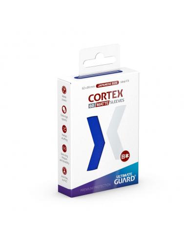 Ultimate Guard Cortex Sleeves Tamaño Japonés Azul Mate (60)