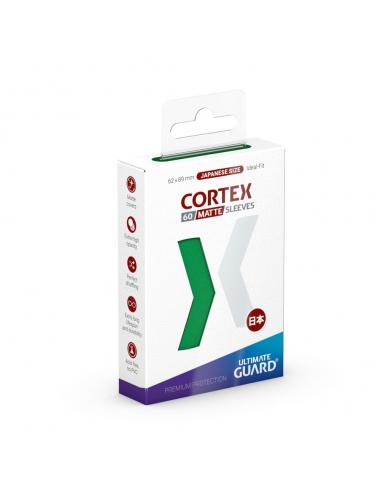 Ultimate Guard Cortex Sleeves Tamaño Japonés Verde Mate (60)
