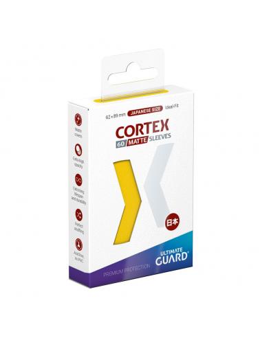 Ultimate Guard Cortex Sleeves Tamaño Japonés Matte Yellow (60)