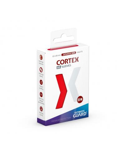 Ultimate Guard Cortex Sleeves Tamaño Japonés Rojo (60)