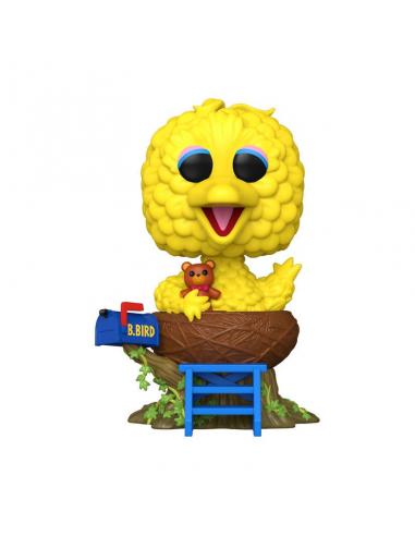 Sesame Street POP! Deluxe Vinyl Figura Big Bird in Nest 17 cm