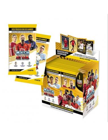 UEFA Club Competitions Match Attax TCG 2024 Caja de Sobres (36) *Edición Alemán*