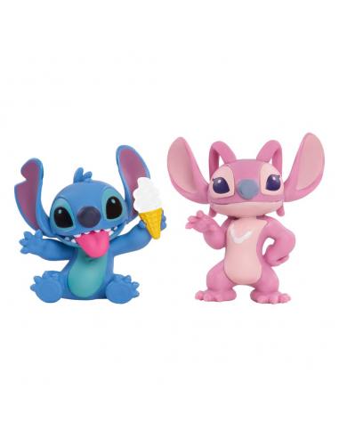 Lilo & Stitch Pack de 2 Minifiguras Angel & Stitch 7 cm